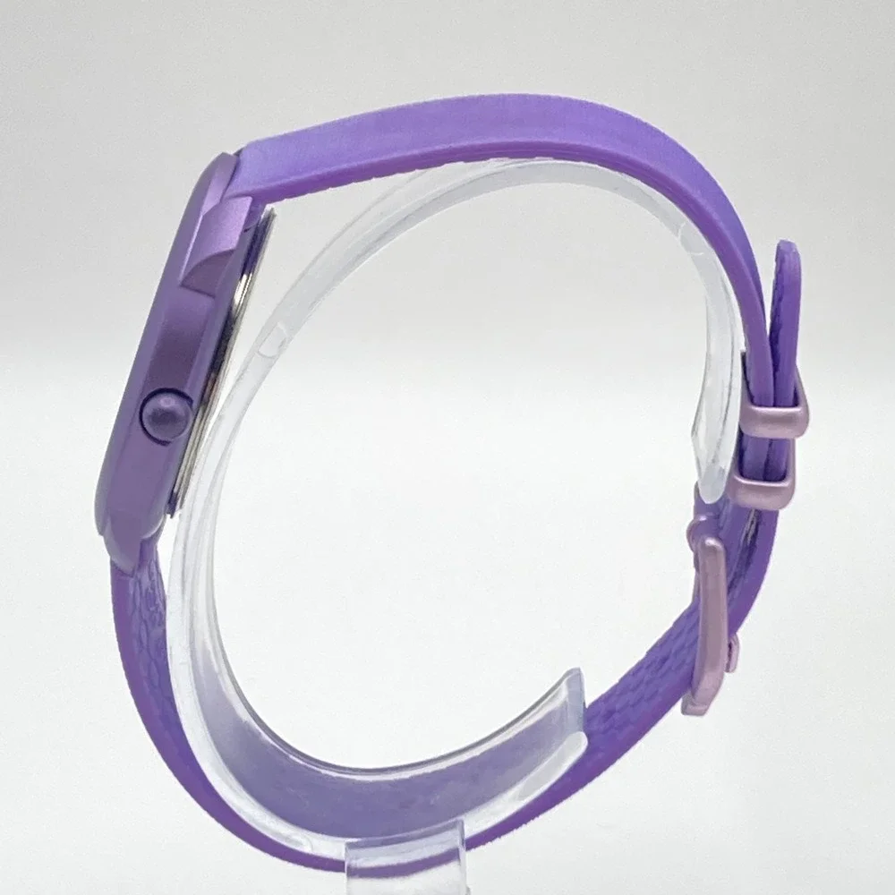 United Colors of Benetton by Bulova Women's Watch Purple 34mm New Battery 8.25